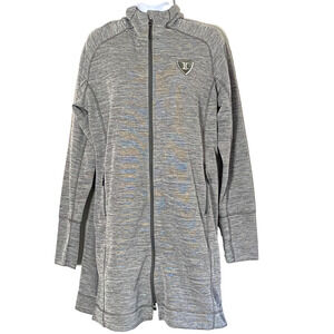 Napt Jacket Womens Size XL Gray Bus Driver Zip Coat